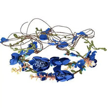 Load image into Gallery viewer, aesthetic rattan flower vine crown tiara hair accessory
