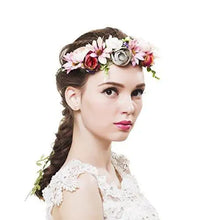 Load image into Gallery viewer, aesthetic rattan flower vine crown tiara hair accessory
