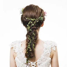 Load image into Gallery viewer, aesthetic rattan flower vine crown tiara hair accessory
