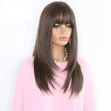 Load image into Gallery viewer, asia nicole layered straight wig with bangs

