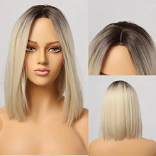 Load image into Gallery viewer, barbie brown to blonde ombre hairline part lace wig ftl006-1
