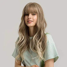 Load image into Gallery viewer, becca long mixed blond synthetic wig
