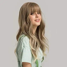 Load image into Gallery viewer, becca long mixed blond synthetic wig
