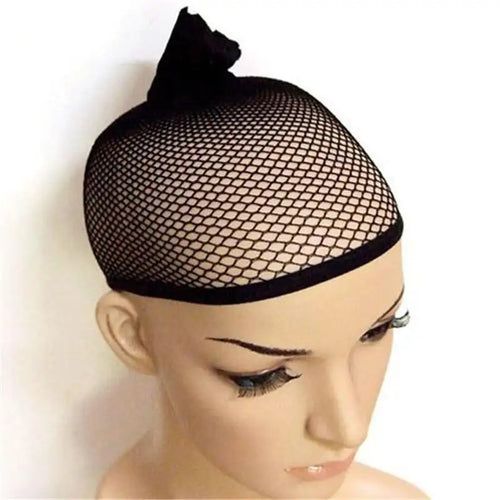 black mesh wig cap 6 pack