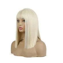 Load image into Gallery viewer, blunt cut wig with with bangs
