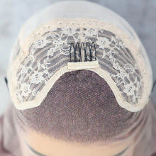 Load image into Gallery viewer, campbell free parting curly heat resistant synthetic lace front wig
