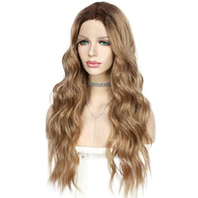 Load image into Gallery viewer, catarina leah lace front ombre blonde brown mix wig
