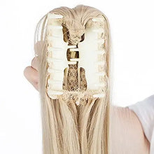 Load image into Gallery viewer, clip in jaw ponytail hairpiece hair extension
