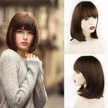 Load image into Gallery viewer, coral synthetic heat resistant bob wig
