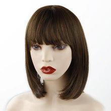 Load image into Gallery viewer, coral synthetic heat resistant bob wig
