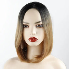 Load image into Gallery viewer, coral synthetic heat resistant bob wig 0022-t1b-30 / -
