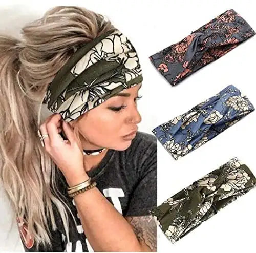 criss cross boho headband  3pc set