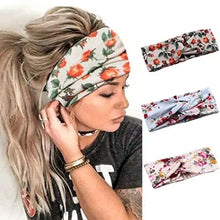 Load image into Gallery viewer, criss cross boho headband  3pc set
