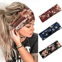 Load image into Gallery viewer, criss cross boho headband  3pc set
