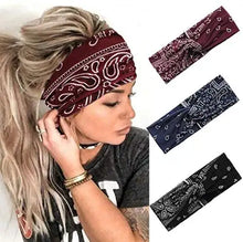 Load image into Gallery viewer, criss cross boho headband  3pc set
