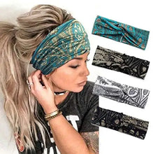 Load image into Gallery viewer, criss cross boho headband  3pc set
