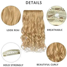 Load image into Gallery viewer, curly 20 &quot; clip on hair extension piece
