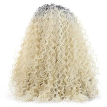 Load image into Gallery viewer, curly bohemian natural part 24&#39;&#39; long  synthetic 15*4.5 swiss lace front wig 24inches / blonde dark roots / 150%
