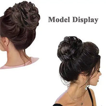 Load image into Gallery viewer, curly hair wrap updo hair bun hairpiece- 2 piece set 6a#
