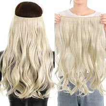 Load image into Gallery viewer, curly synthetic halo hair extensions  20&quot;
