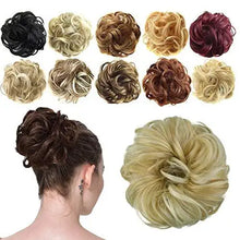 Load image into Gallery viewer, curly updo synthetic messy hair bun extension
