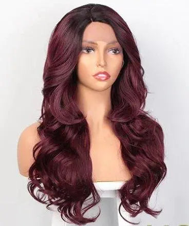 diamond heat resistant wig with big curls