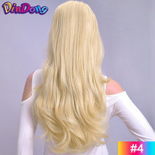 Load image into Gallery viewer, Heat Friendly Fibre Wavy 3/4 Ladies Half Wig Wig Store
