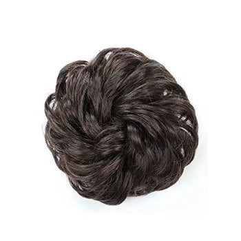 donut chignon hair bun hairpiece synthetic / 2/33# dark brown