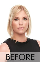 Load image into Gallery viewer, easi part 8 inch human hairpiece topper
