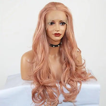 Load image into Gallery viewer, extra long heat friendly wig with wavy ends
