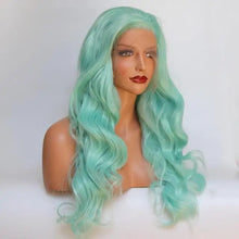 Load image into Gallery viewer, extra long heat friendly wig with wavy ends
