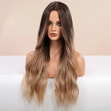 Load image into Gallery viewer, extra wavy long  24 inches heat friendly wig
