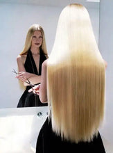 Load image into Gallery viewer, extra-long straight 5-clip in one-piece synthetic hair extension piece
