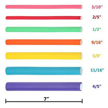 Load image into Gallery viewer, Flex Foam Curling Rods 42-pack 7&quot; Twist-flex Wig Store
