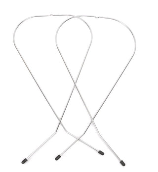 folding wire metal wig stand