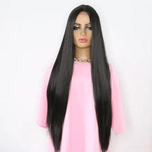 Load image into Gallery viewer, giselle extra long straight 28inch lace front wig 61gongxiu-9352-1b / 1 pc
