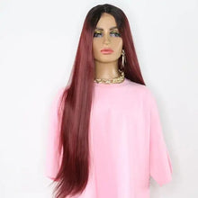 Load image into Gallery viewer, giselle extra long straight 28inch lace front wig 61gongxiu-9352-12211 / 1 pc
