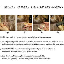 Load image into Gallery viewer, grey tape in human hair extensions | 20 pcs 40g/pack
