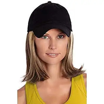 hat with hairpiece attached classic