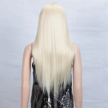 Load image into Gallery viewer, hayley light blonde 4x4 synthetic lace front wig
