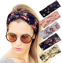 Load image into Gallery viewer, head band hair wrap set - 5pcs
