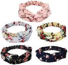 Load image into Gallery viewer, head band hair wrap set - 5pcs
