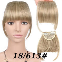 Load image into Gallery viewer, heat friendly clip in bangs hairpiece #18 / 6inches
