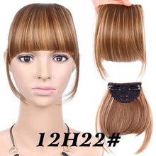 Load image into Gallery viewer, heat friendly clip in bangs hairpiece #22 / 6inches

