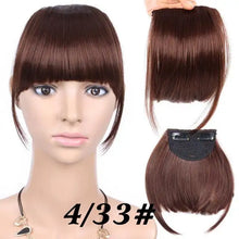Load image into Gallery viewer, heat friendly clip in bangs hairpiece #33 / 6inches
