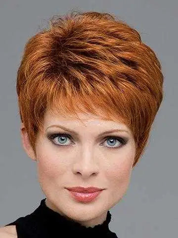 heather -human hair synthetic blended wig