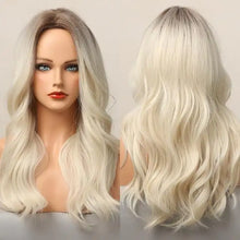 Load image into Gallery viewer, highlighted heat friendly wig with body waves lc5032-1
