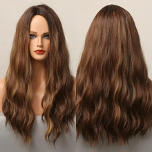 Load image into Gallery viewer, highlighted heat friendly wig with body waves lc5004-1
