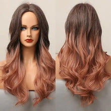 Load image into Gallery viewer, highlighted heat friendly wig with body waves lc5206-1
