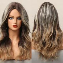 Load image into Gallery viewer, highlighted heat friendly wig with body waves lc279-5
